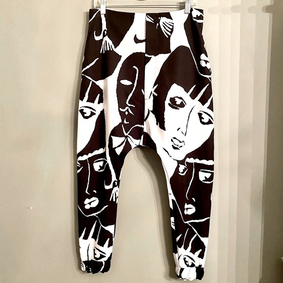 Miss City Official Pants - Black and White Harem Pants
